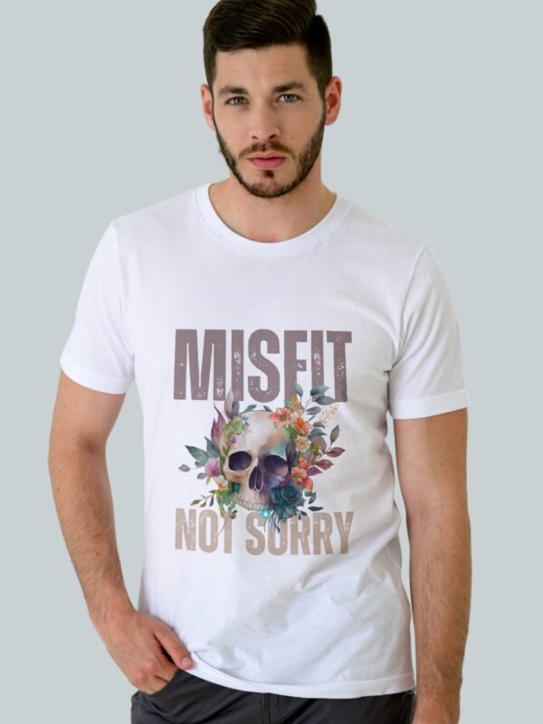 Misfit Not Sorry- Bio-Washed T-Shirt