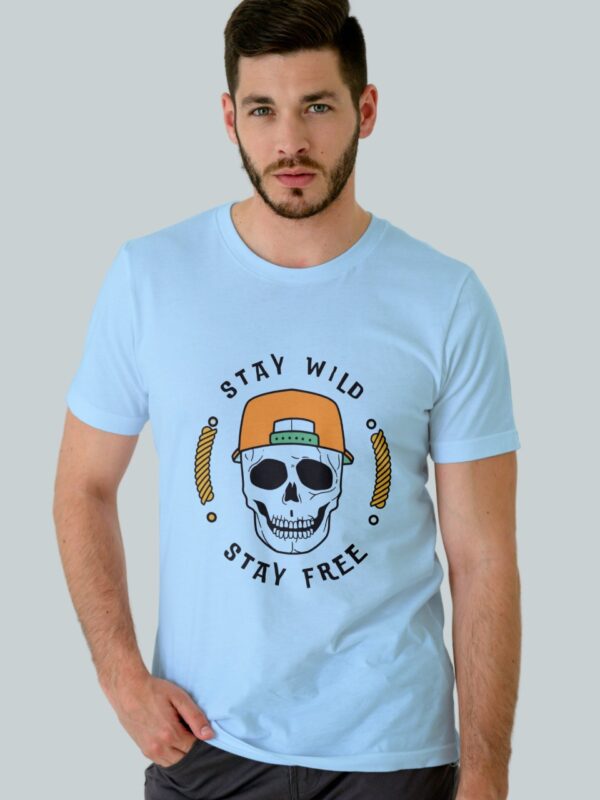 Stay Wild Stay Free -Cotton Bio-Washed T-Shirt