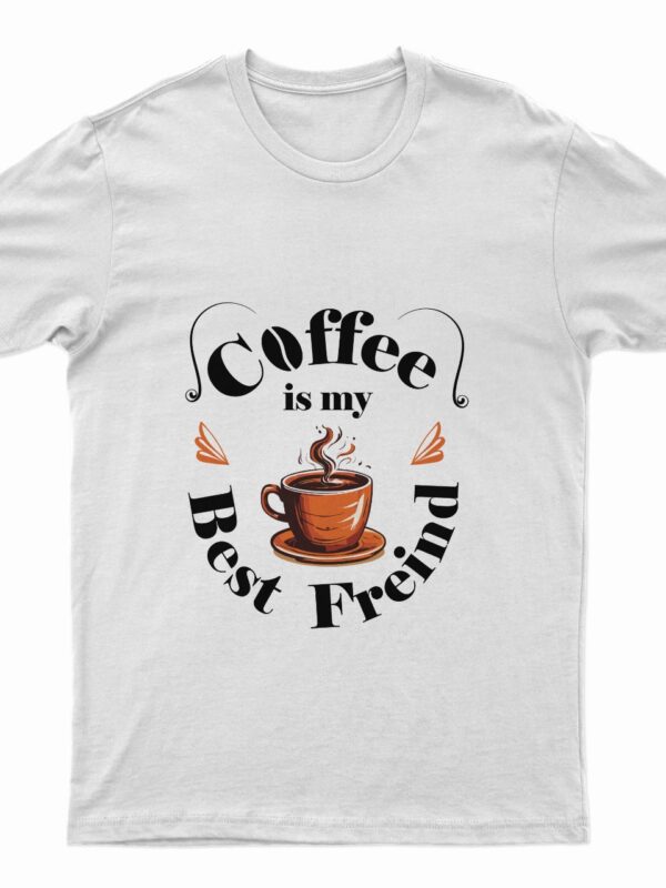 Coffee is my Best Friend - Bio-Washed T-Shirt
