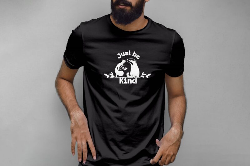 Classic Printed T-Shirt - "Just Be Kind"