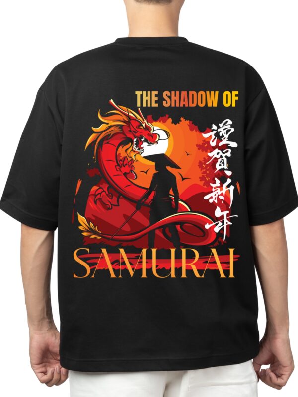 Oversized T-Shirt Shadow of Samurai