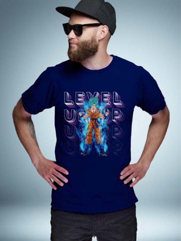 Level Up Goku Black T Shirt