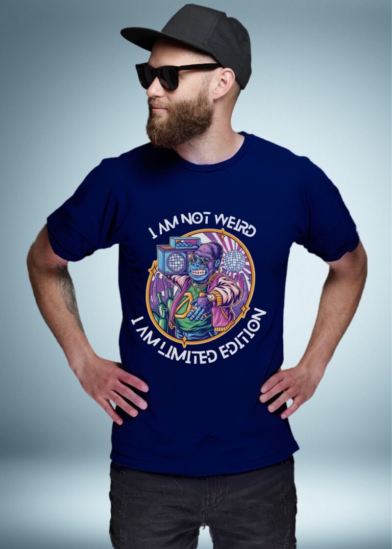 I am not weird , I am Limited Edition Black T-shirt