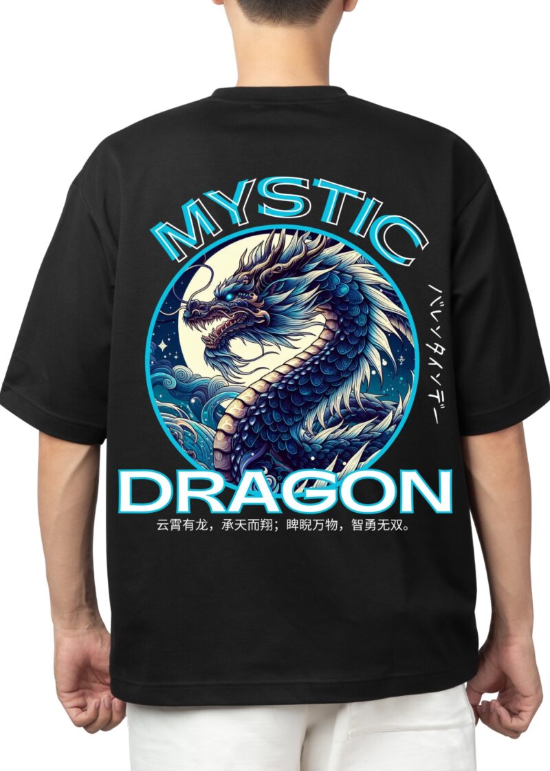 Oversized T-Shirt Mystic Dragon