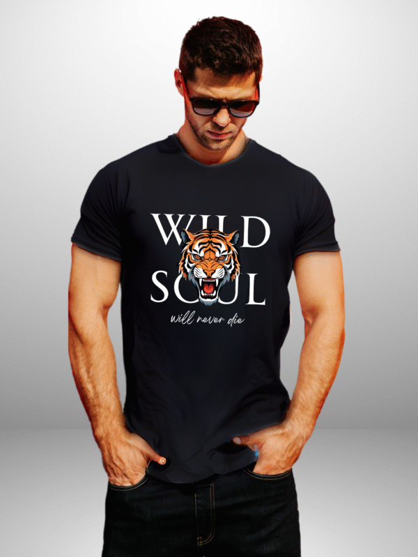 Discover Wild Soul Round Neck T-Shirt