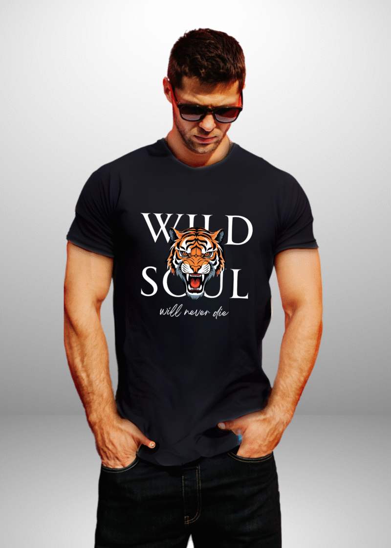 Discover Wild Soul Round Neck T-Shirt