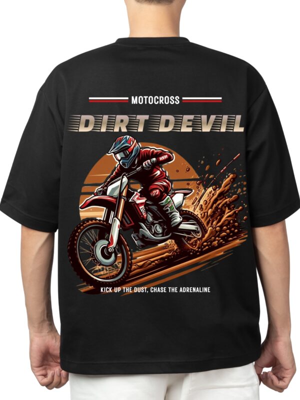 Oversize T-shirt Motocross Dirt Devil