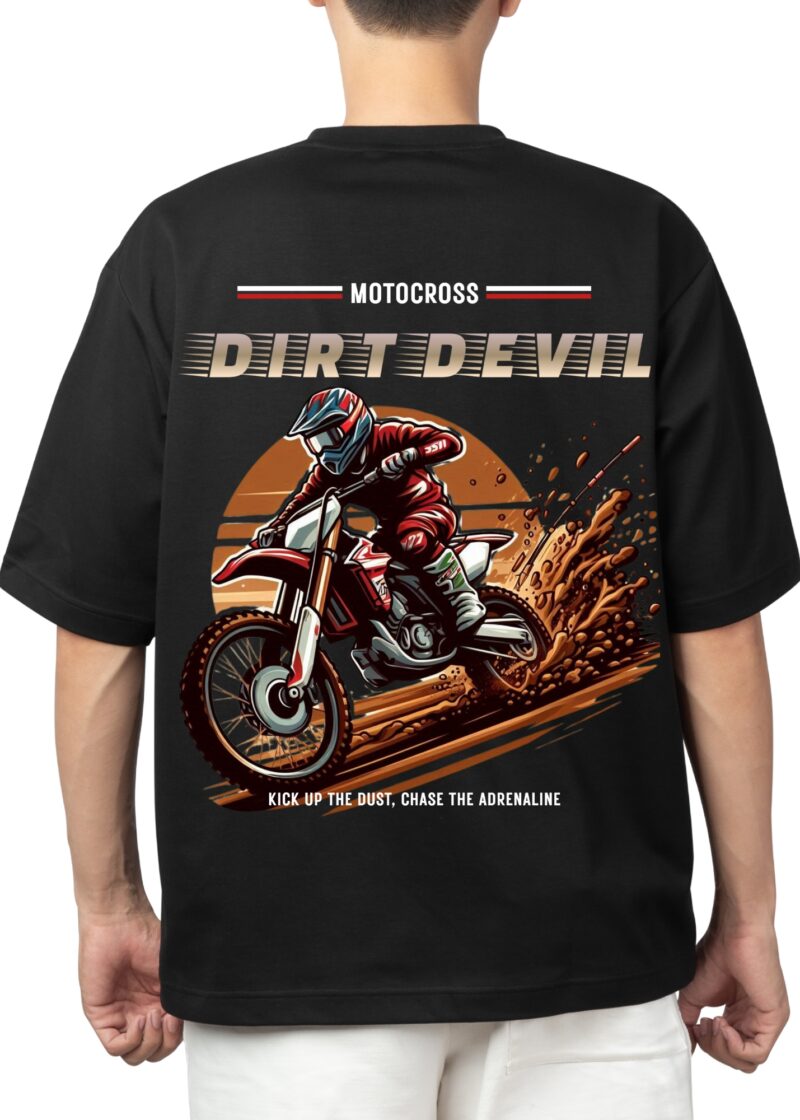 Oversize T-shirt Motocross Dirt Devil