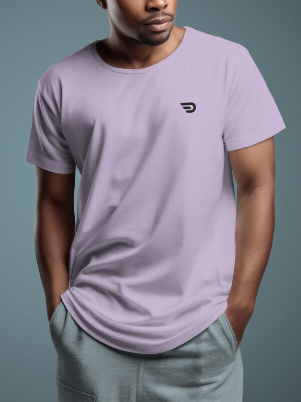 Desear Solid Lavender T-Shirt