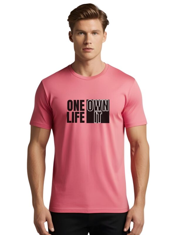 Classic Cotton T-Shirt-"One Life Own It"