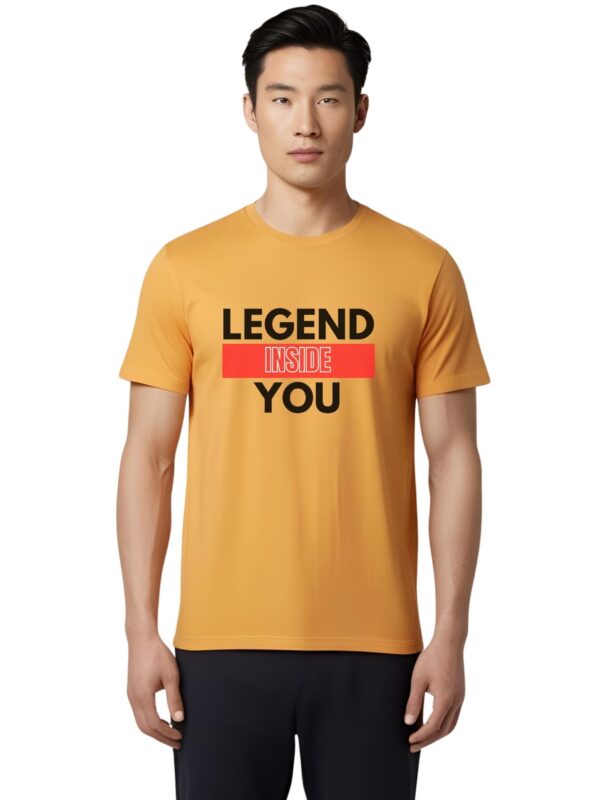 Classic Cotton T-Shirt-"Legend Inside You"