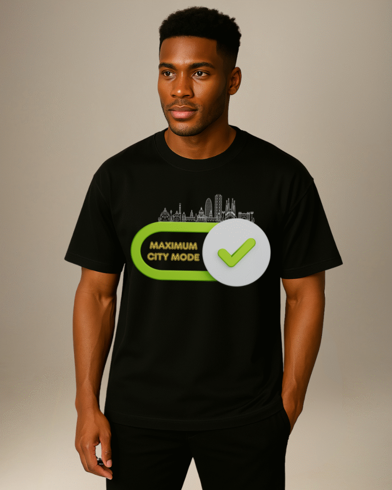 City Soul Collection - Oversize T-shirt - Maximum City Mode - Mumbai