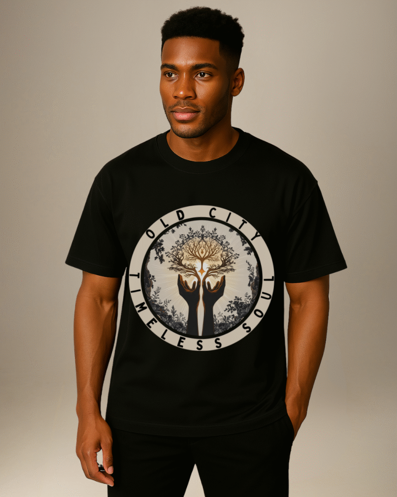 City Soul Collection-Oversize T-shirt-"Old City ,Timeless Soul"- Banaras