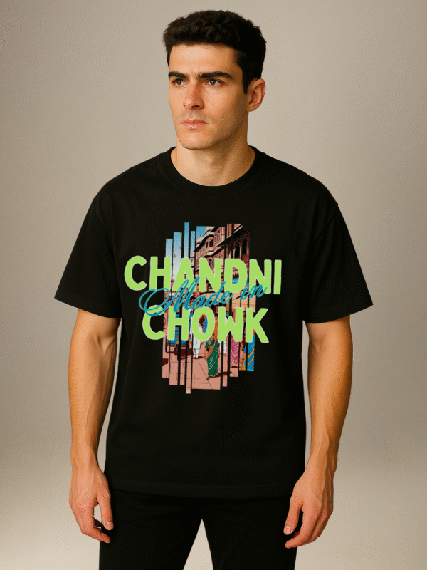City Soul Collection-Oversize T-shirt-"Chandni Chowk"-Delhi