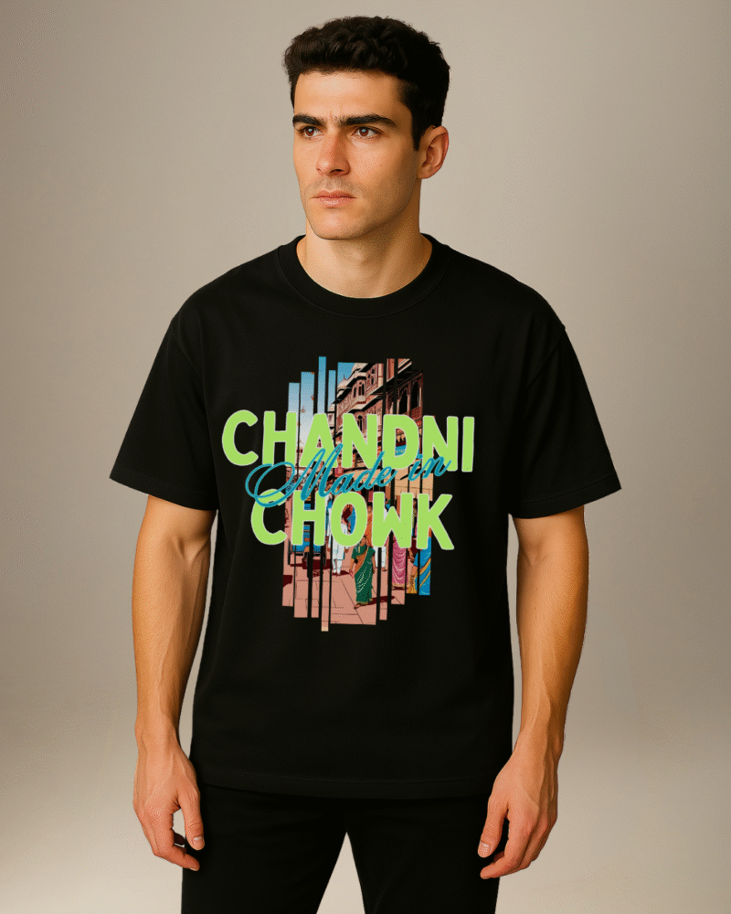 City Soul Collection-Oversize T-shirt-"Chandni Chowk"-Delhi